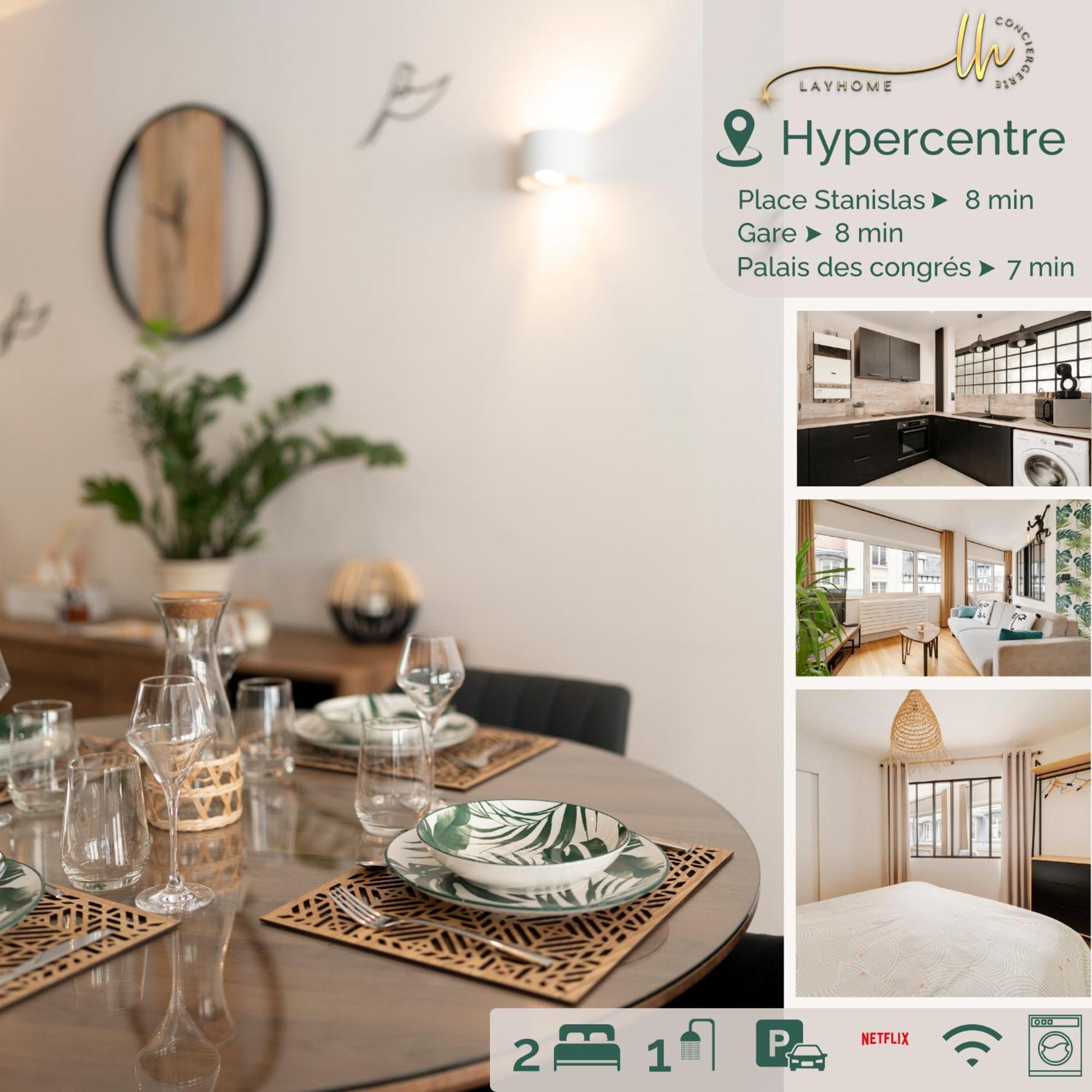 Chaleureux, Lumineux Et Confortable F2 Renove En Plein Coeur De Нансі Екстер'єр фото