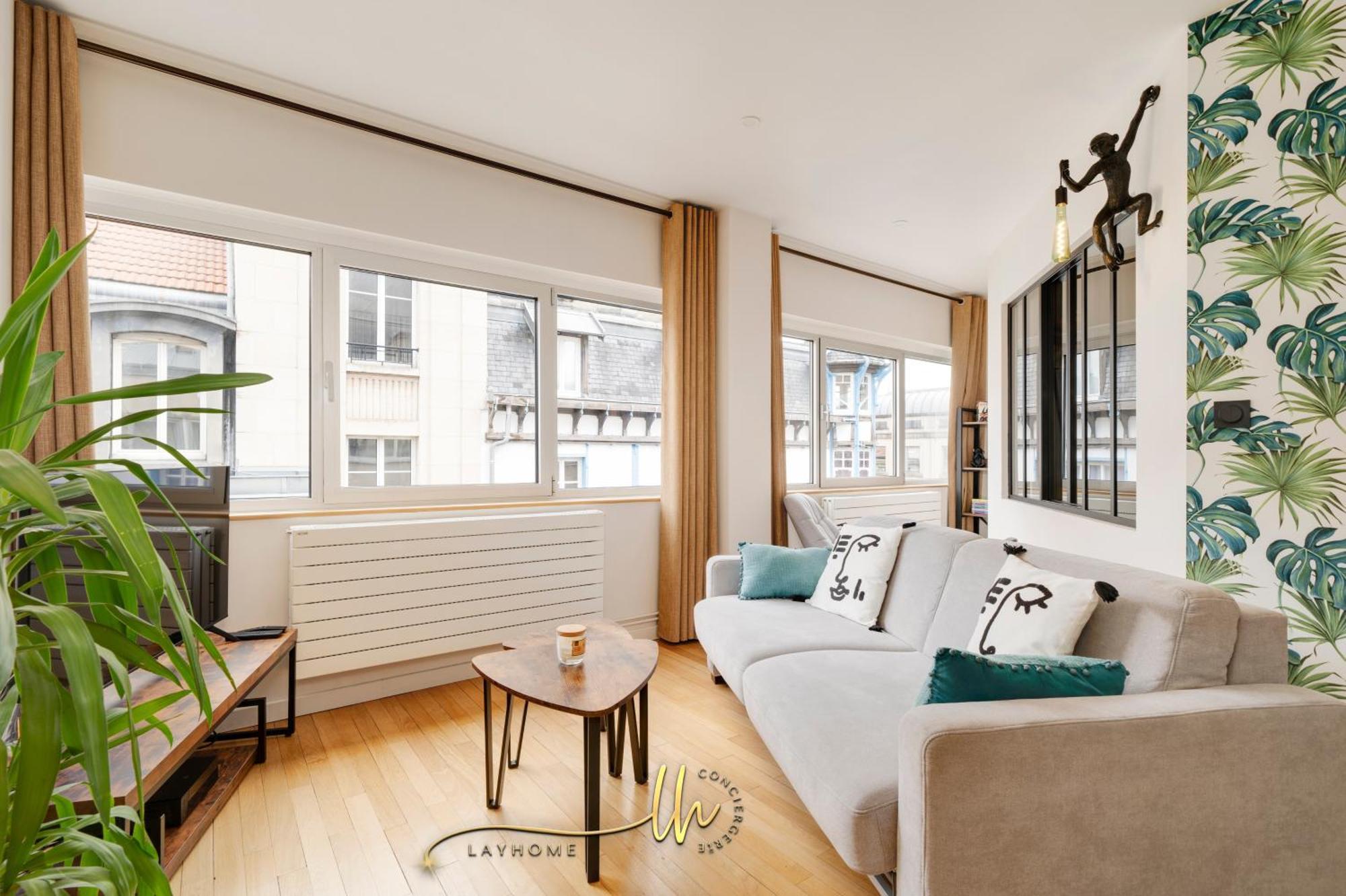 Chaleureux, Lumineux Et Confortable F2 Renove En Plein Coeur De Нансі Екстер'єр фото